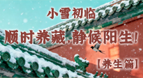 【節(jié)氣養(yǎng)生】小雪初臨：順時養(yǎng)藏，靜候陽生！